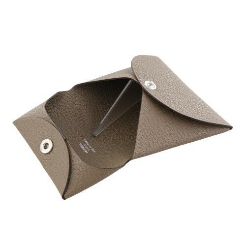 エルメス バスティア エトゥープ エプソン シルバー金具 W刻印 ブラウン HERMES コインケース メンズ レディース