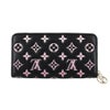 ルイヴィトン 長財布 レディース モノグラム ジッピー･ウォレット ブラック LOUIS VUITTON M12152 ブラック/ピンク