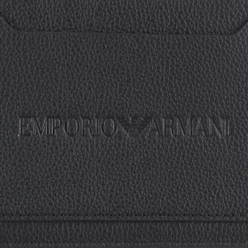 エンポリオアルマーニ 二つ折り財布 メンズ ブラック EMPORIO ARMANI