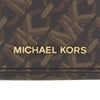 マイケルコース 三つ折り財布 コンパクト財布 レディース ブラウン MICHAEL KORS 32S4G8ED8B 227 BRN LUGGAGE