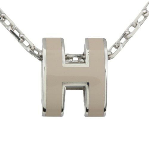 エルメス ネックレス レディース MINI POP H ブラウン HERMES H101994B MARROM GLACE/SV