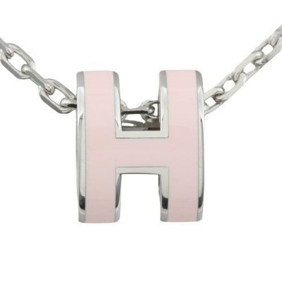 エルメス ネックレス レディース MINI POP H ピンク HERMES 