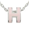 エルメス ネックレス レディース MINI POP H ピンク HERMES H109506B ROSE DRAGEE/SV