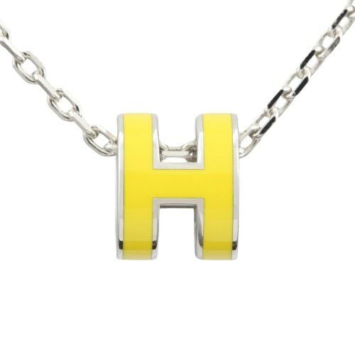 エルメス ネックレス レディース MINI POP H イエロー HERMES H147992FO17 NEW LIME/SV