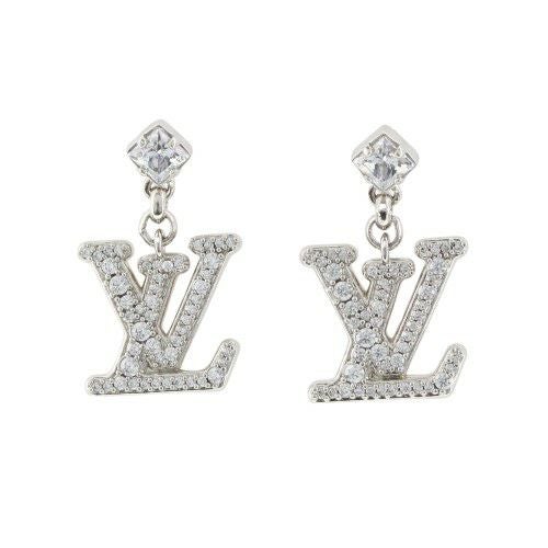 ルイヴィトン ピアス レディース ピアス・レディ LV シルバー LOUIS