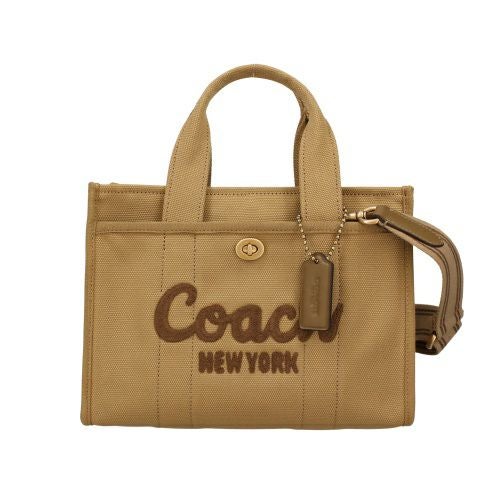 COACH コーチのかごバッグ ベージュ/ライム コーチ ハンドバッグ トートバッグ レディース カーゴ トート 26