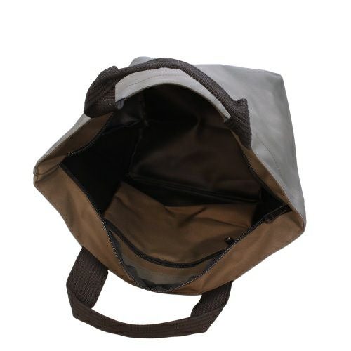 エルベシャプリエ ハンドバッグ トートバッグ レディース ナイロン舟型トートM グレー Herve Chapelier 1027N 03 Fusil/64 Taupe