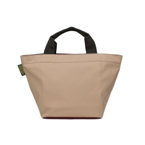 エルベシャプリエ ハンドバッグ トートバッグ レディース ナイロン舟型トートM ベージュ Herve Chapelier 1027N 63 Mastic/24 Aubergine