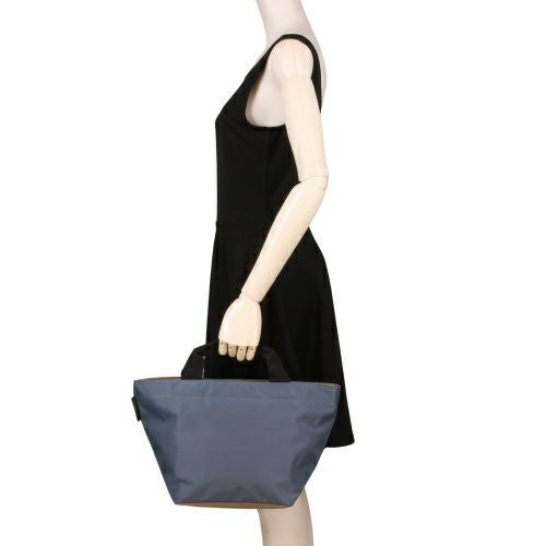 エルベシャプリエ ハンドバッグ トートバッグ レディース ナイロン舟型トートM ブルー Herve Chapelier 1027N 06 Denim/63 Mastic