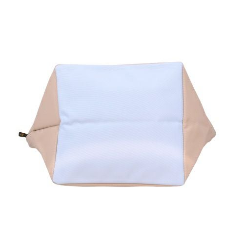 エルベシャプリエ ハンドバッグ トートバッグ レディース ナイロン舟型トートM ベージュ Herve Chapelier 1027N 05 Nacre/10 Bleuet