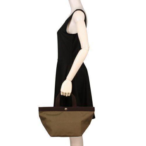 エルベシャプリエ ハンドバッグ トートバッグ レディース コーデュラ舟型トートM ブラウン Herve Chapelier 707C 64 TAUPE/69 MOKA