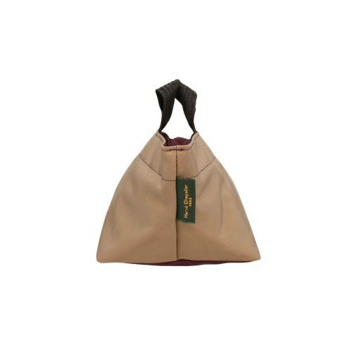 エルベシャプリエ ハンドバッグ トートバッグ レディース ナイロン舟型トートS ベージュ Herve Chapelier 901N 63 Mastic/24 Aubergine