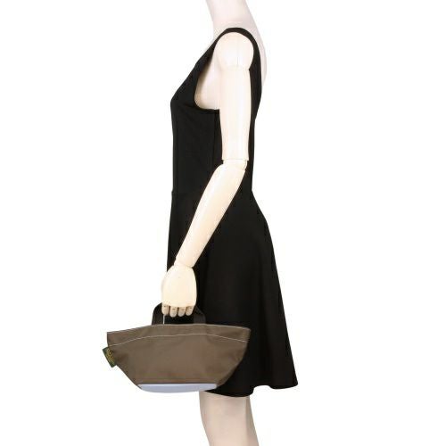 エルベシャプリエ ハンドバッグ トートバッグ レディース ナイロン舟型トートS ブラウン Herve Chapelier 901N 64 Taupe/10 Bleuet