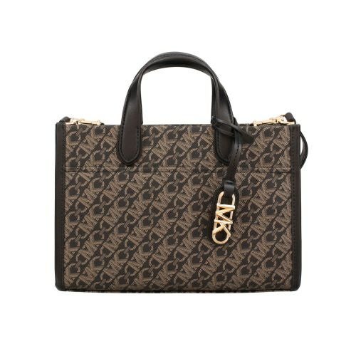 Michael Kors ビジネスバッグ ベージュ/ブラック マイケルコース ハンドバッグ トートバッグ レディース ジジ スモール
