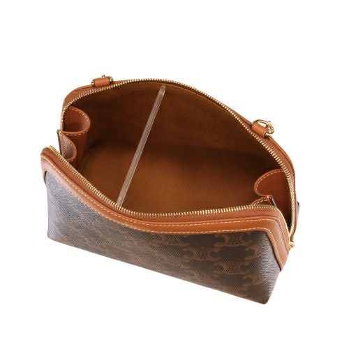 セリーヌ ショルダーバッグ レディース トリオンフ ブラウン CELINE 10E382CBX 04LU TAN