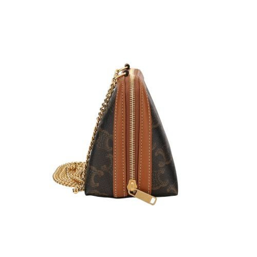 セリーヌ ショルダーバッグ レディース トリオンフ ブラウン CELINE 10E382CBX 04LU TAN