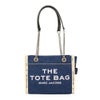 マークジェイコブス ショルダーバッグ レディース ザ デニム チェーン トート バッグ スモール ブルー Marc Jacobs 2F4HTT029H05 473 DARK WASH