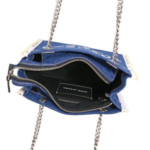 MARC BY MARC JACOBS マーク バイ マーク ジェイコブス 2WAY ザ デニム チェーン トートバッグ ハンドバッグ インディゴ/イエロー レディース MARC JACOBS（マーク・ジェイコブス） トートバッグ THE DENIM CHAIN