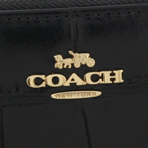 コーチ アウトレット 長財布 レディース ロング ジップ アラウンド ウォレット ブラック COACH OUTLET CT083 IMBLK