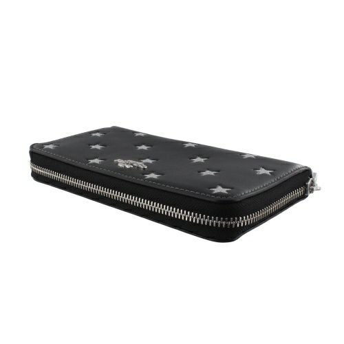 コーチ アウトレット 長財布 レディース ロング ジップ アラウンド ウォレット・スター プリント ブラック COACH OUTLET CW479 SVA47