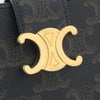 セリーヌ 二つ折り財布 レディース ミディアムウォレット ヴィクトワール トリオンフキャンバス ブラウン CELINE 10M912CQH 04LU TAN