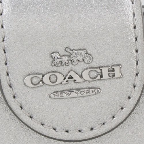 コーチ アウトレット 二つ折り財布 レディース シルバー COACH OUTLET