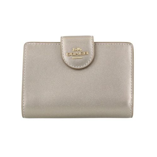 コーチ アウトレット 二つ折り財布 レディース ゴールド COACH OUTLET CW528 IMXCE
