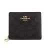 コーチ アウトレット 二つ折り財布 レディース スナップ ウォレット・シグネチャー キャンバス ブラウン COACH OUTLET CW789 IMXAQ