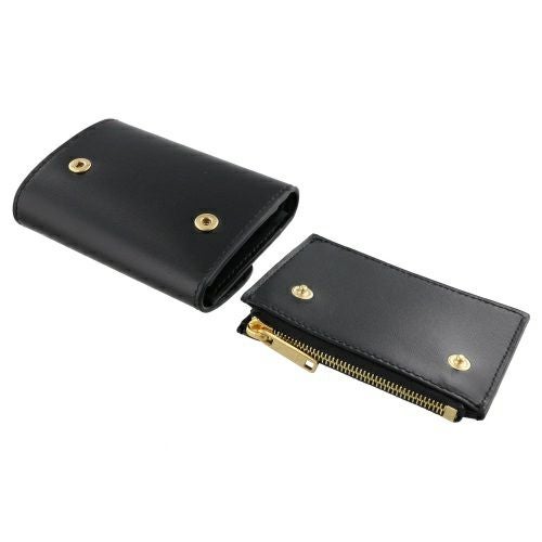 セリーヌ 三つ折り財布 レディース コイン入れ付きコンパクトウォレット トリオンフ ブラック CELINE 10I653DPV 38NO BLACK