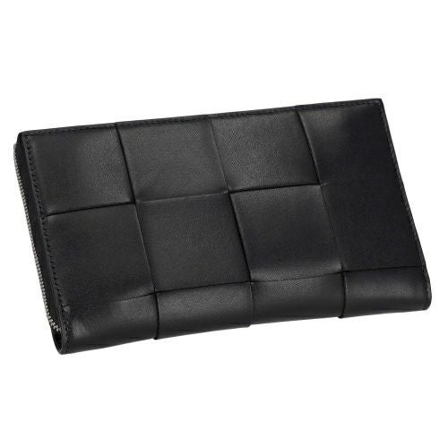 ボッテガヴェネタ 長財布 メンズ カセット ジップアラウンドウォレット ブラック BOTTEGA VENETA 649607 VBWD2 8803