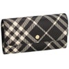 バーバリー 長財布 レディース ハルトン バーバリーチェック ブラック BURBERRY 8095269