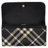 バーバリー 長財布 レディース ハルトン バーバリーチェック ブラック BURBERRY 8095269