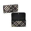 バーバリー 長財布 レディース ハルトン バーバリーチェック ブラック BURBERRY 8095269