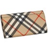 バーバリー 長財布 レディース ハルトン バーバリーチェック ベージュ BURBERRY 8095272