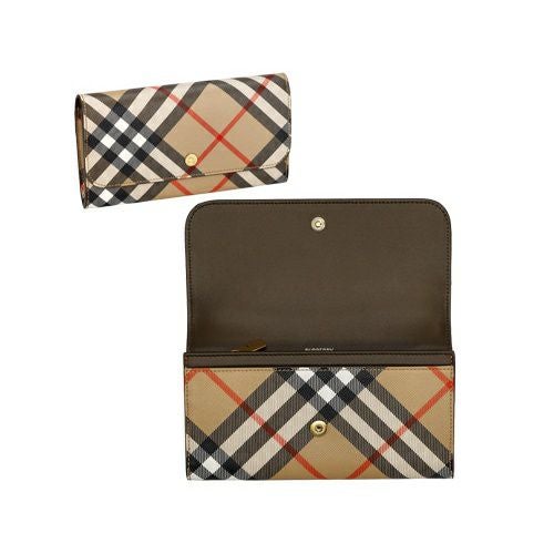 【はる】バーバリー　長財布 BURBERRY（バーバリー） 長財布 レディース チェック ベージュ 8070598