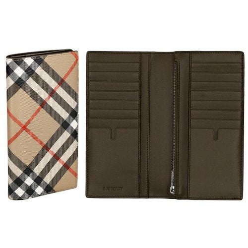 バーバリー 長財布 メンズ キャベンディッシュ バーバリーチェック ベージュ BURBERRY 8091921 SAND
