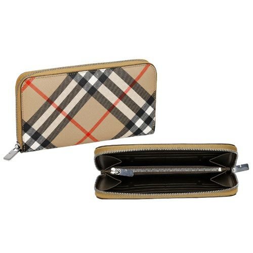 バーバリー 長財布 メンズ レグジグ バーバリーチェック ベージュ BURBERRY 8091923 SAND