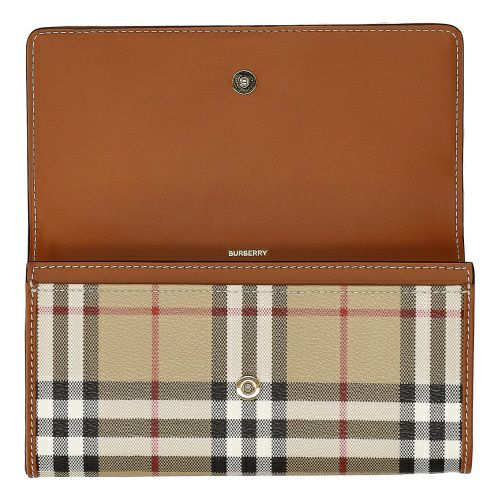 【BURBERRY】バーバリー  モノグラム  長財布 バーバリー BURBERRY 財布 長財布 フラップ式長財布 かぶせ 小銭入れ