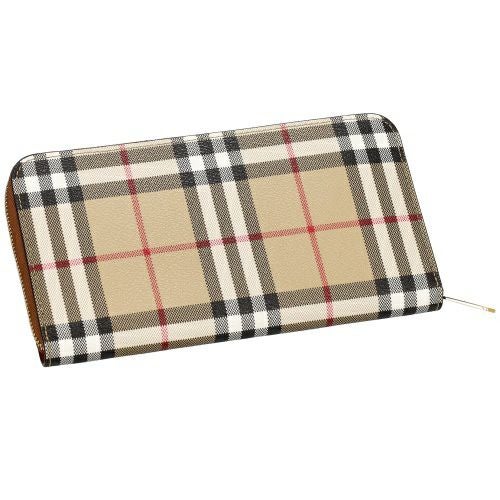 バーバリー 長財布 メンズ レディース エルモア ヴィンテージチェック ベージュ BURBERRY 8094438 ARCHIVE BEIGE