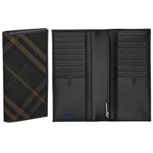 バーバリー 長財布 メンズ キャベンディッシュ ブラック BURBERRY 8098457 SHADOW