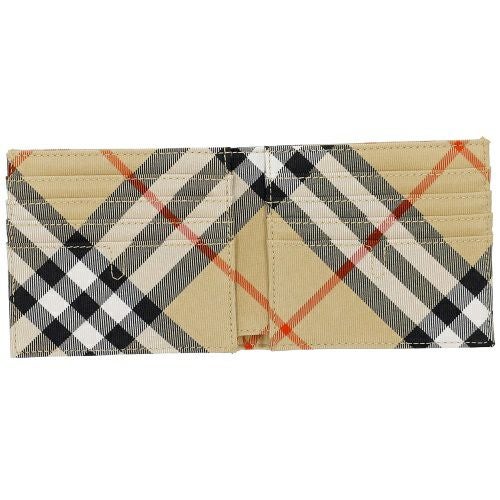 バーバリー 二つ折り財布 メンズ ベージュ BURBERRY 8097588