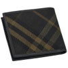 バーバリー 二つ折り財布 メンズ シーシービル ジャガード ブラック BURBERRY 8099816 SHADOW