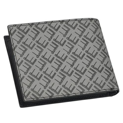 ダンヒル 二つ折り財布 メンズ シグネチャー グレー dunhill