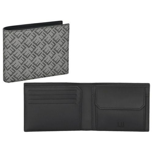 ダンヒル 二つ折り財布 メンズ シグネチャー グレー dunhill