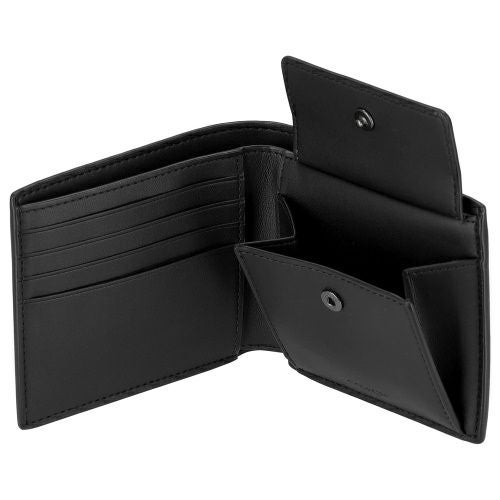 コーチ アウトレット 二つ折り財布 コンパクト財布 メンズ コイン ウォレット・シグネチャー キャンバス ブラック COACH OUTLET CR428 CQ/BK