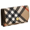 バーバリー 三つ折り財布 コンパクト財布 レディース ヴィンテージチェック ベージュ BURBERRY 8095291