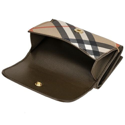 バーバリー 三つ折り財布 コンパクト財布 レディース ヴィンテージ
