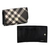 バーバリー 三つ折り財布 コンパクト財布 レディース バーバリーチェック ブラック BURBERRY 8095292