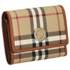 バーバリー 三つ折り財布 コンパクト財布 レディース ベージュ BURBERRY 8094423 ARCHIVE BEIGE