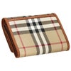 バーバリー 三つ折り財布 コンパクト財布 レディース ベージュ BURBERRY 8094423 ARCHIVE BEIGE
